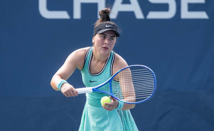 US Open qualifying final round NEW YORK, USA - AUGUST 28: Bianca Andreescu serves during a women s qualifying singles match final round of the 2026 US Open Championship at USTA Billie Jean King National Tennis Center on August 28, 2026 in Flushing, NY. Bianca Andreescu lost in three sets, she needed twice medical attention during 3rd set and was visibly physically exhausted. Lev Radin Anadolu New York United States. Editorial use only. Please get in touch for any other usage.  Copyright: x2026xAnadoluxLevxRadinx
