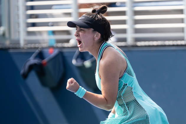 US Open qualifying final round NEW YORK, USA - AUGUST 28: Bianca Andreescu reacts during a women s qualifying singles match final round of the 2026 US Open Championship at USTA Billie Jean King National Tennis Center on August 28, 2026 in Flushing, NY. Bianca Andreescu lost in three sets, she needed twice medical attention during 3rd set and was visibly physically exhausted. Lev Radin Anadolu New York United States. Editorial use only. Please get in touch for any other usage.  Copyright: x2026xAnadoluxLevxRadinx