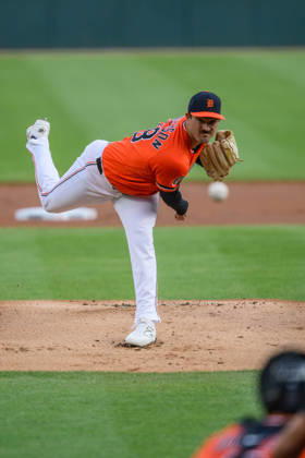 MLB, Baseball Herren, USA 2026: Dodgers Vs Tigers AUG 28 Aug 28, 2026; Detroit, Michigan, USA; Detroit Tigers Drew Anderson (38) pitches in the first inning at Comerica Park. Mandatory Credit: Allan Dranberg-Cal Media (Credit Image: Â Allan Dranberg Cal Sport Media) Detroit Michigan USA EDITORIAL USE ONLY Copyright: xx ZUMA-20260828_zma_c04_008.jpg AllanxDranbergx csmphotothree515068