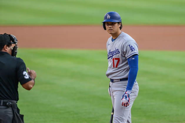 MLB, Baseball Herren, USA 2026: Dodgers Vs Tigers AUG 28 Aug 28, 2026; Detroit, Michigan, USA; Los Angeles Dodgers Shohei Ohtani (17) steps up for the first at bat of the game at Comerica Park. Mandatory Credit: Allan Dranberg-Cal Media (Credit Image: Â Allan Dranberg Cal Sport Media) Detroit Michigan USA EDITORIAL USE ONLY Copyright: xx ZUMA-20260828_zma_c04_003.jpg AllanxDranbergx csmphotothree515074