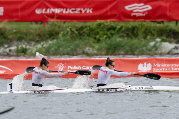 ICF Canoe Sprint and Paracanoe World Championships Flora Tolgyesi, Bianka Vivien Hofer during ICF Canoe Sprint and Paracanoe World Championships in Poznan, Poland, on August 29, 2026 Poznan Poland Copyright: xFotoxOlimpikx originalFilename:jastrzebowski-icfcanoe260826_npitI