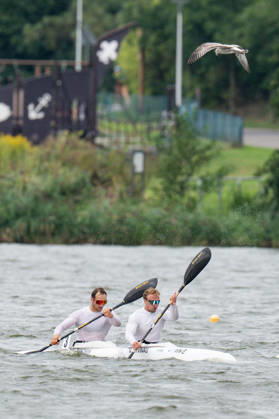 ICF Canoe Sprint and Paracanoe World Championships Dzmitry Natynchyk, Uladzislau Litvinau during ICF Canoe Sprint and Paracanoe World Championships in Poznan, Poland, on August 29, 2026 Poznan Poland Copyright: xFotoxOlimpikx originalFilename:jastrzebowski-icfcanoe260826_npUXH