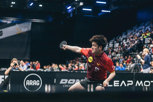 August 29, 2026, Table Tennis, Men s, TTBL, Bundesliga, Cup, Nuremberg, Grand Opening, Round of 16, Quarterfinals, Fan Zhendong, Borussia Düsseldorf, Nuremberg, Bavaria, Germany P1194350-2