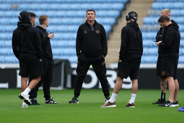 Coventry City v Hull City Premier League Hull City Manager Sergej Jakirovic and Hull City players arriving at the ground during the Premier League match at the Coventry Building Society Arena, Coventry 29 08 2026 UK Newspapers OUT Copyright: xAndyxSumnerx FIL-23836-0065