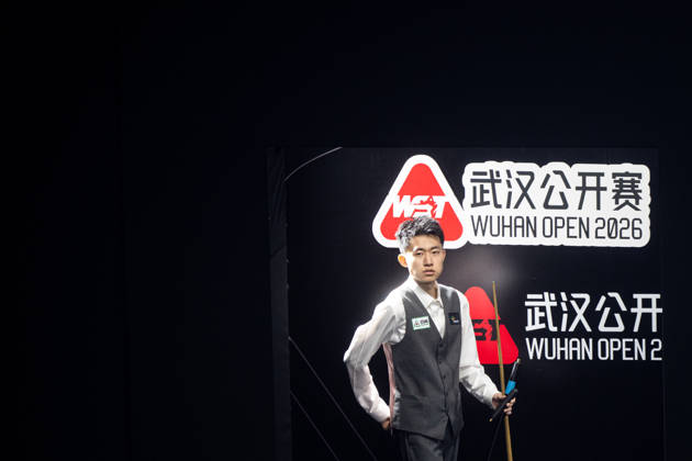 (260829) -- WUHAN, Aug. 29, 2026 -- Chang Bingyu shows up before the final match between Zhao Xintong of China and Chang Bingyu of China at Wuhan Open 2026 snooker tournament in Wuhan, central China s Hubei Province, Aug. 29, 2026. ) (SP)CHINA-SNOOKER-WUHAN OPEN (CN) XiaoxYijiu 