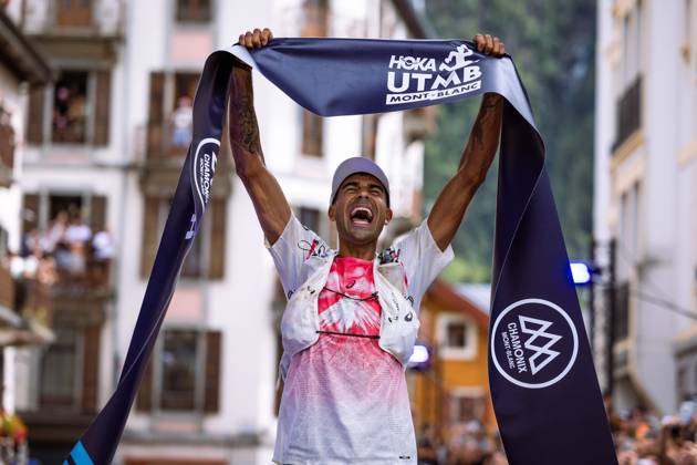 ULTRA TRAIL DU MONT BLANC A CHAMONIX PHOTOPQR LE DAUPHINE Louise RAYMOND ; Chamonix-Mont-Blanc ; 29 08 2026 ; Chamonix (Haute-Savoie) le 28 août 2026. UTMB épreuve phare 175km et près de 10000m de dénivelé au départ de Chamonix, autour du Mont Blanc, en passant par Saint Gervais-les-Bains, les Contamines, Notre Dame de la Gorge. Le lendemain au lac Combal, Courmayeur, Vallorcine, et retour à Chamonix. Sur notre photo : Ben Dhiman Photo: Le Dauphiné Libéré Louise Raymond Chamonix-Mont-Blanc Haute-Savoie Rhône-Alpes France  Copyright: xPHOTOPQR LExDAUPHINE MAXPPPxLouisexRAYMONDx 20260829JDL0433 20260829JDL0433