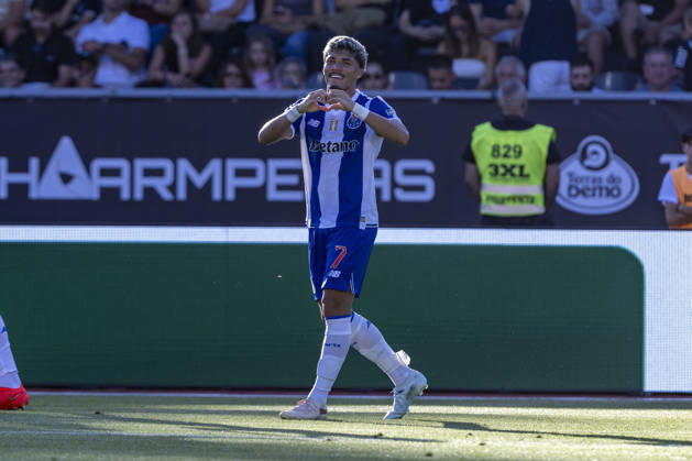 August 29, 2026, Sao Torcato, Guimaraes, Portugal: Viseu, August 29 - William Gomes of FC Porto celebrates his goal during the Academico de Viseu FC x FC Porto match for the Liga Portugal Betclic 2026 27 on August 29, 2026 at Estadio Municipal do Fontelo, Viseu, Portugal Sao Torcato Portugal - ZUMAl192 20260829_zsp_l192_048 Copyright: xMiguelxLemosx