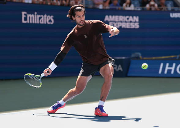 Carlos Alcaraz, Training, Practice, U.S. Open Championships, Billie Jean King National Tennis Center, Flushing Meadows, New York, USA Copyright: xJuergenxHasenkopfx