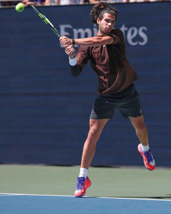 Carlos Alcaraz, Training, Practice, U.S. Open Championships, Billie Jean King National Tennis Center, Flushing Meadows, New York, USA Copyright: xJuergenxHasenkopfx