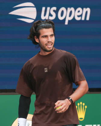 Carlos Alcaraz, Training, Practice, U.S. Open Championships, Billie Jean King National Tennis Center, Flushing Meadows, New York, USA Copyright: xJuergenxHasenkopfx