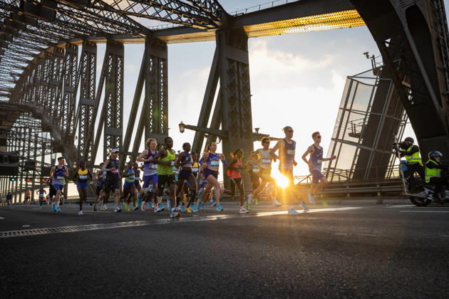 2026 SYDNEY MARATHON, Competitors during the 2026 Sydney Marathon in Sydney, Sunday, August 30, 2026. ( NO ARCHIVING, EDITORIAL USE ONLY SYDNEY NEW SOUTH WALES AUSTRALIA  Copyright: xNADIRxKINANIx 20260830125951710201