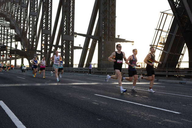 2026 SYDNEY MARATHON, Competitors during the 2026 Sydney Marathon in Sydney, Sunday, August 30, 2026. ( NO ARCHIVING, EDITORIAL USE ONLY SYDNEY NEW SOUTH WALES AUSTRALIA  Copyright: xNADIRxKINANIx 20260830164726971870