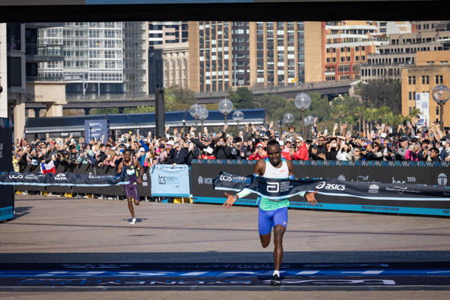 2026 SYDNEY MARATHON, Winner of the 2026 Sydney Marathon Addisu Gobena in Sydney, Sunday, August 30, 2026. ( NO ARCHIVING, EDITORIAL USE ONLY SYDNEY NEW SOUTH WALES AUSTRALIA  Copyright: xNADIRxKINANIx 20260830142679746198