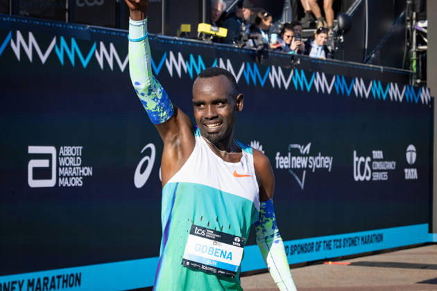 2026 SYDNEY MARATHON, Winner of the 2026 Sydney Marathon Addisu Gobena in Sydney, Sunday, August 30, 2026. ( NO ARCHIVING, EDITORIAL USE ONLY SYDNEY NEW SOUTH WALES AUSTRALIA  Copyright: xNADIRxKINANIx 20260830156841296978