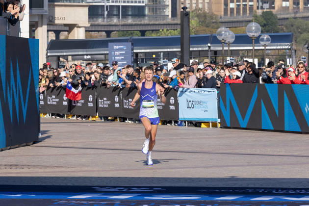 2026 SYDNEY MARATHON, AustraliaÕs Andrew Buchanan finishes the 2026 Sydney Marathon in Sydney, Sunday, August 30, 2026. ( NO ARCHIVING, EDITORIAL USE ONLY SYDNEY NEW SOUTH WALES AUSTRALIA  Copyright: xNADIRxKINANIx 20260830123320921995
