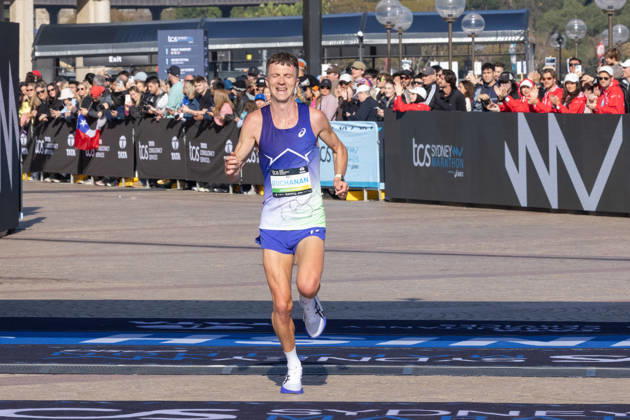 2026 SYDNEY MARATHON, AustraliaÕs Andrew Buchanan finishes the 2026 Sydney Marathon in Sydney, Sunday, August 30, 2026. ( NO ARCHIVING, EDITORIAL USE ONLY SYDNEY NEW SOUTH WALES AUSTRALIA  Copyright: xNADIRxKINANIx 20260830131453685336