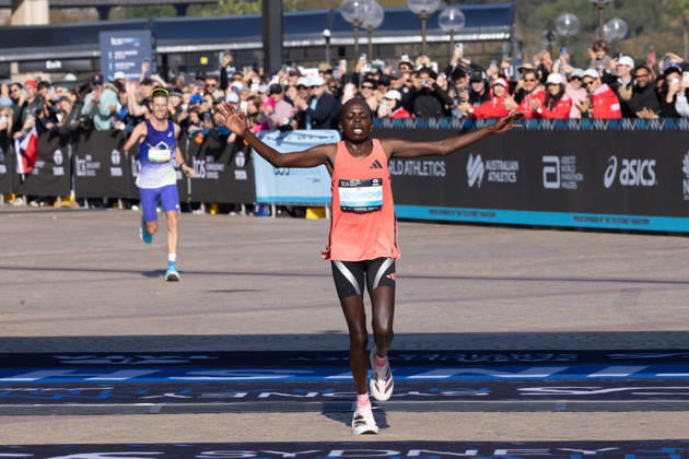 2026 SYDNEY MARATHON, Peres Jepchirchir wines the WomenÕs 2026 Sydney Marathon in Sydney, Sunday, August 30, 2026. ( NO ARCHIVING, EDITORIAL USE ONLY SYDNEY NEW SOUTH WALES AUSTRALIA  Copyright: xNADIRxKINANIx 20260830160354083691