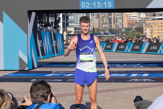 2026 SYDNEY MARATHON, AustraliaÕs Andrew Buchanan finishes the 2026 Sydney Marathon in Sydney, Sunday, August 30, 2026. ( NO ARCHIVING, EDITORIAL USE ONLY SYDNEY NEW SOUTH WALES AUSTRALIA  Copyright: xNADIRxKINANIx 20260830111006858200