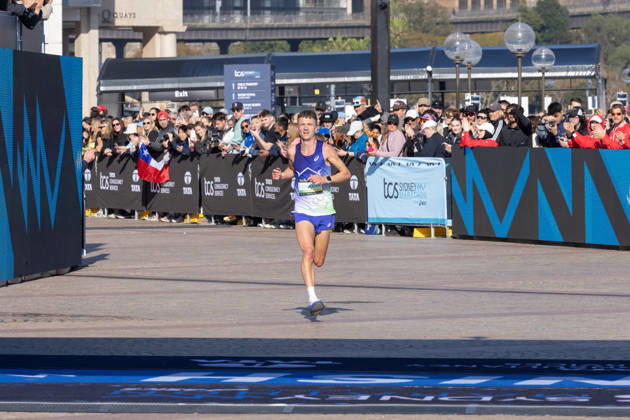 2026 SYDNEY MARATHON, AustraliaÕs Andrew Buchanan finishes the 2026 Sydney Marathon in Sydney, Sunday, August 30, 2026. ( NO ARCHIVING, EDITORIAL USE ONLY SYDNEY NEW SOUTH WALES AUSTRALIA  Copyright: xNADIRxKINANIx 20260830122958717977
