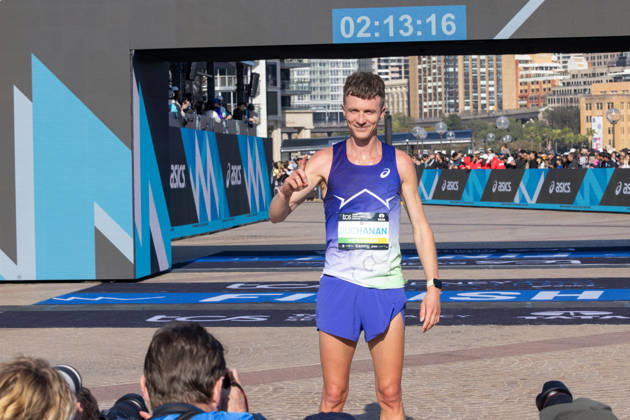 2026 SYDNEY MARATHON, AustraliaÕs Andrew Buchanan finishes the 2026 Sydney Marathon in Sydney, Sunday, August 30, 2026. ( NO ARCHIVING, EDITORIAL USE ONLY SYDNEY NEW SOUTH WALES AUSTRALIA  Copyright: xNADIRxKINANIx 20260830128795567320