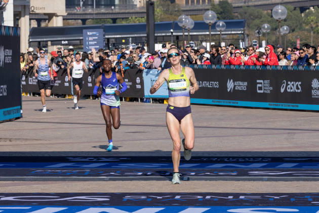 2026 SYDNEY MARATHON, AustraliaÕs Ellie Pashley runs the fastest womenÕs time for the 2026 Sydney Marathon in Sydney, Sunday, August 30, 2026. ( NO ARCHIVING, EDITORIAL USE ONLY SYDNEY NEW SOUTH WALES AUSTRALIA  Copyright: xNADIRxKINANIx 20260830131677082760