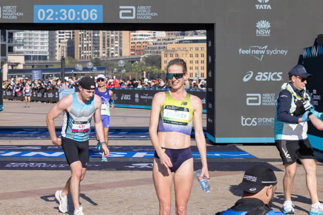 2026 SYDNEY MARATHON, AustraliaÕs Ellie Pashley runs the fastest womenÕs time for the 2026 Sydney Marathon in Sydney, Sunday, August 30, 2026. ( NO ARCHIVING, EDITORIAL USE ONLY SYDNEY NEW SOUTH WALES AUSTRALIA  Copyright: xNADIRxKINANIx 20260830139847481278
