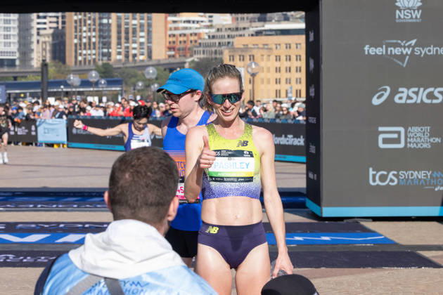 2026 SYDNEY MARATHON, AustraliaÕs Ellie Pashley runs the fastest womenÕs time for the 2026 Sydney Marathon in Sydney, Sunday, August 30, 2026. ( NO ARCHIVING, EDITORIAL USE ONLY SYDNEY NEW SOUTH WALES AUSTRALIA  Copyright: xNADIRxKINANIx 20260830139964243516