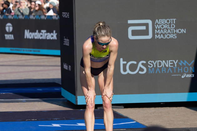 2026 SYDNEY MARATHON, AustraliaÕs Ellie Pashley runs the fastest womenÕs time for the 2026 Sydney Marathon in Sydney, Sunday, August 30, 2026. ( NO ARCHIVING, EDITORIAL USE ONLY SYDNEY NEW SOUTH WALES AUSTRALIA  Copyright: xNADIRxKINANIx 20260830160653132834