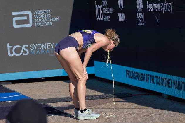 2026 SYDNEY MARATHON, AustraliaÕs Ellie Pashley runs the fastest womenÕs time for the 2026 Sydney Marathon in Sydney, Sunday, August 30, 2026. ( NO ARCHIVING, EDITORIAL USE ONLY SYDNEY NEW SOUTH WALES AUSTRALIA  Copyright: xNADIRxKINANIx 20260830174100377756