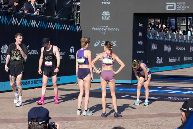 2026 SYDNEY MARATHON, AustraliaÕs Ellie Pashley and Milly Clark after the 2026 Sydney Marathon in Sydney, Sunday, August 30, 2026. ( NO ARCHIVING, EDITORIAL USE ONLY SYDNEY NEW SOUTH WALES AUSTRALIA  Copyright: xNADIRxKINANIx 20260830175818564542