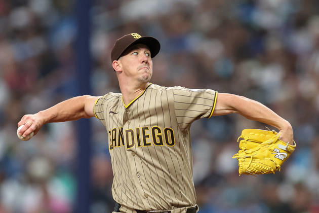 August 29, 2026, St. Petersburg, Florida, USA: San Diego Padres pitcher WALKER BUEHLER (10) throws a pitch against Tampa Bay Rays. The Tampa Bay Rays hosted the San Diego Padres at Tropicana Field in St. Petersburg, FL. MLB, Baseball Herren, USA 2026: San Diego Padres 6:7 Tampa Bay Rays  - ZUMAm299 20260829_znp_m299_030 Copyright: xTaylorxMcFeex