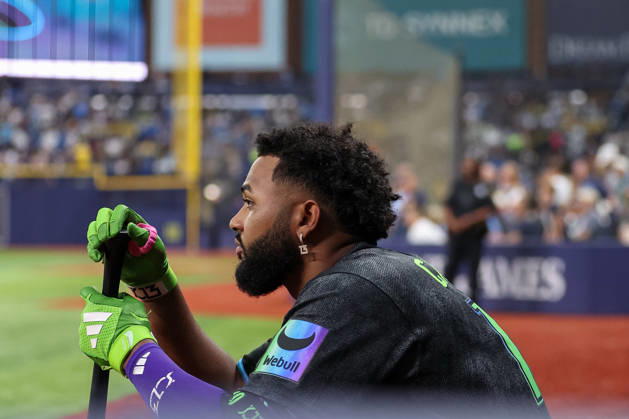 August 29, 2026, St. Petersburg, Florida, USA: Tampa Bay Rays third baseman JUNIOR CAMINERO (13) looks on during a game against San Diego Padres. The Tampa Bay Rays hosted the San Diego Padres at Tropicana Field in St. Petersburg, FL. St. Petersburg USA - ZUMAm299 20260829_znp_m299_002 Copyright: xTaylorxMcFeex