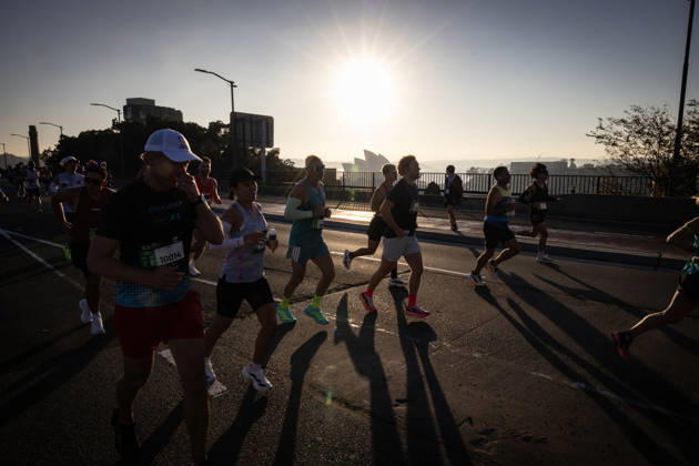 2026 SYDNEY MARATHON, Competitors during the 2026 Sydney Marathon in Sydney, Sunday, August 30, 2026. ( NO ARCHIVING, EDITORIAL USE ONLY SYDNEY NEW SOUTH WALES AUSTRALIA  Copyright: xNADIRxKINANIx 20260830120216936609