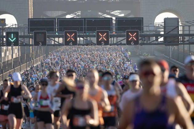 2026 SYDNEY MARATHON, Competitors during the 2026 Sydney Marathon in Sydney, Sunday, August 30, 2026. ( NO ARCHIVING, EDITORIAL USE ONLY SYDNEY NEW SOUTH WALES AUSTRALIA  Copyright: xNADIRxKINANIx 20260830118656402955