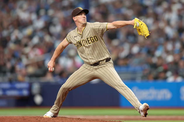 August 29, 2026, St. Petersburg, Florida, USA: San Diego Padres pitcher WALKER BUEHLER (10) throws a pitch against Tampa Bay Rays. The Tampa Bay Rays hosted the San Diego Padres at Tropicana Field in St. Petersburg, FL. St. Petersburg USA - ZUMAm299 20260829_znp_m299_031 Copyright: xTaylorxMcFeex