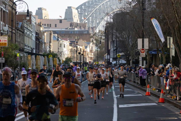2026 SYDNEY MARATHON, Competitors during the 2026 Sydney Marathon in Sydney, Sunday, August 30, 2026. ( NO ARCHIVING, EDITORIAL USE ONLY SYDNEY NEW SOUTH WALES AUSTRALIA  Copyright: xNADIRxKINANIx 20260830160005914584