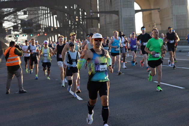 2026 SYDNEY MARATHON, Competitors during the 2026 Sydney Marathon in Sydney, Sunday, August 30, 2026. ( NO ARCHIVING, EDITORIAL USE ONLY SYDNEY NEW SOUTH WALES AUSTRALIA  Copyright: xNADIRxKINANIx 20260830120178698763
