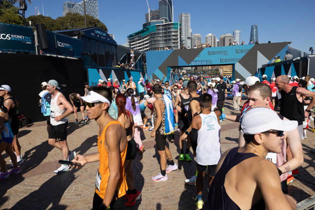 2026 SYDNEY MARATHON, Competitors during the 2026 Sydney Marathon in Sydney, Sunday, August 30, 2026. ( NO ARCHIVING, EDITORIAL USE ONLY SYDNEY NEW SOUTH WALES AUSTRALIA  Copyright: xNADIRxKINANIx 20260830149235289220