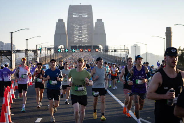 2026 SYDNEY MARATHON, Competitors during the 2026 Sydney Marathon in Sydney, Sunday, August 30, 2026. ( NO ARCHIVING, EDITORIAL USE ONLY SYDNEY NEW SOUTH WALES AUSTRALIA  Copyright: xNADIRxKINANIx 20260830177863919692