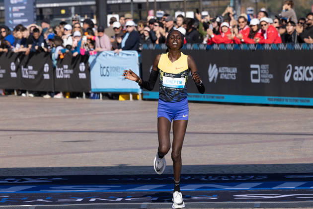 2026 SYDNEY MARATHON, Competitors during the 2026 Sydney Marathon in Sydney, Sunday, August 30, 2026. ( NO ARCHIVING, EDITORIAL USE ONLY SYDNEY NEW SOUTH WALES AUSTRALIA  Copyright: xNADIRxKINANIx 20260830153915008592