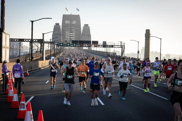 2026 SYDNEY MARATHON, Competitors during the 2026 Sydney Marathon in Sydney, Sunday, August 30, 2026. ( NO ARCHIVING, EDITORIAL USE ONLY SYDNEY NEW SOUTH WALES AUSTRALIA  Copyright: xNADIRxKINANIx 20260830196282551135
