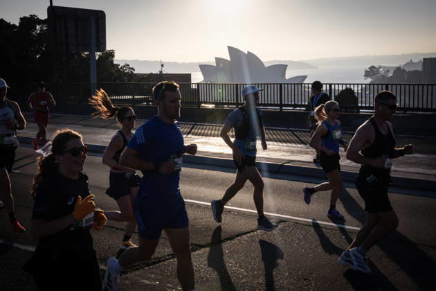 2026 SYDNEY MARATHON, Competitors during the 2026 Sydney Marathon in Sydney, Sunday, August 30, 2026. ( NO ARCHIVING, EDITORIAL USE ONLY SYDNEY NEW SOUTH WALES AUSTRALIA  Copyright: xNADIRxKINANIx 20260830176136214094