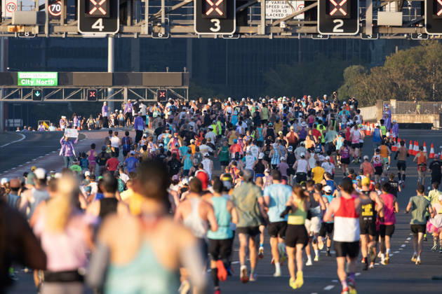 2026 SYDNEY MARATHON, Competitors during the 2026 Sydney Marathon in Sydney, Sunday, August 30, 2026. ( NO ARCHIVING, EDITORIAL USE ONLY SYDNEY NEW SOUTH WALES AUSTRALIA  Copyright: xNADIRxKINANIx 20260830158256627714