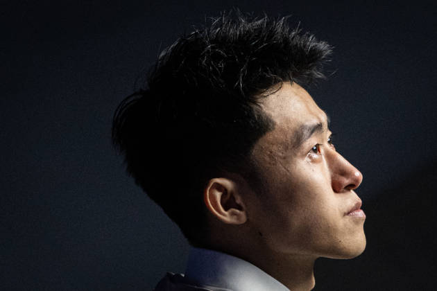 (260830) -- WUHAN, Aug. 30, 2026 -- Chang Bingyu reacts after winning the final match between Zhao Xintong of China and Chang Bingyu of China at Wuhan Open 2026 snooker tournament in Wuhan, central China s Hubei Province, Aug. 29, 2026. ) (SP)CHINA-SNOOKER-WUHAN OPEN (CN) XiaoxYijiu 