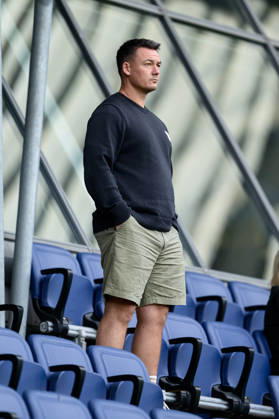 Broendby IF v FC Copenhagen, A-Liga football, Broendby, Denmark Broendby, Denmark. 29th, August 2026. Head coach Thomas Norgaard of Broendby IF (men) seen on the stands at the A-Liga match between and Broendby IF and FC Copenhagen at Brondby Stadion in Brondby. Denmark, Brondby, Brondby Stadion Copyright: xGonzalesxPhoto DennisxJacobsenx