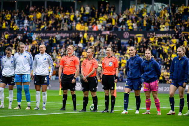 Broendby IF v FC Copenhagen, A-Liga football, Broendby, Denmark Broendby, Denmark. 29th, August 2026. Referee Zascha Sparving seen during the A-Liga match between and Broendby IF and FC Copenhagen at Brondby Stadion in Brondby. Denmark, Brondby, Brondby Stadion Copyright: xGonzalesxPhoto DennisxJacobsenx