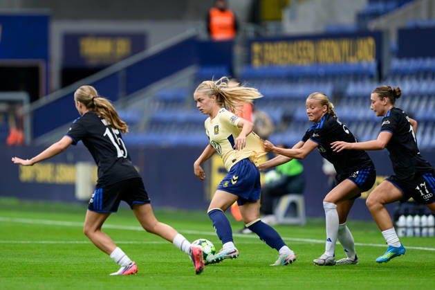 Broendby IF v FC Copenhagen, A-Liga football, Broendby, Denmark Broendby, Denmark. 29th, August 2026. Evelina Thygesen of Broendby IF seen during the A-Liga match between and Broendby IF and FC Copenhagen at Brondby Stadion in Brondby. Denmark, Brondby, Brondby Stadion Copyright: xGonzalesxPhoto DennisxJacobsenx