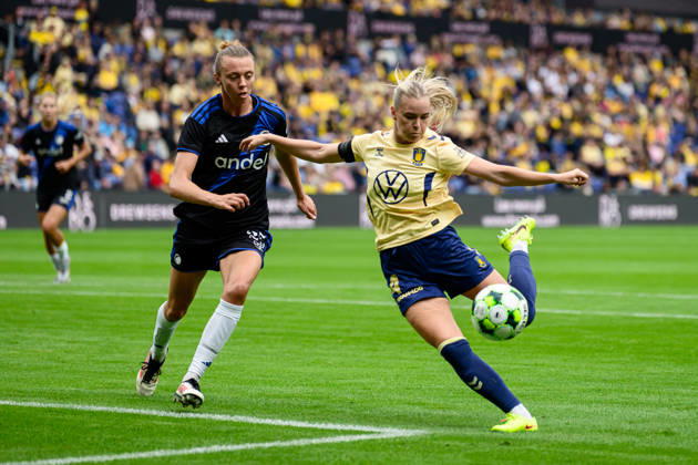 Broendby IF v FC Copenhagen, A-Liga football, Broendby, Denmark Broendby, Denmark. 29th, August 2026. Hafrun Halldorsdottir (14) of Broendby IF seen during the A-Liga match between and Broendby IF and FC Copenhagen at Brondby Stadion in Brondby. Denmark, Brondby, Brondby Stadion Copyright: xGonzalesxPhoto DennisxJacobsenx