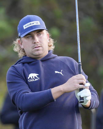 SUTTON COLDFIELD, ENGLAND - AUG 30: Oliver Lindell (FIN) plays from the eighteenth tee during the delayed Round 3 at the 2026 Husqvarna British Masters at The Belfry, Sutton Coalfield on August 30, 2026 in Warwickshire, England The 2026 Husqvarna British Masters