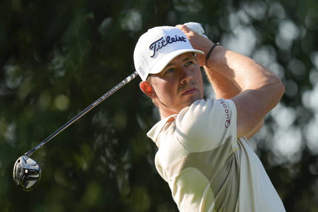 SUTTON COLDFIELD, ENGLAND - AUG 30: Niklas Norgaard Moller (DEN) plays from the seventeenth tee during the delayed Round 3 at the 2026 Husqvarna British Masters at The Belfry, Sutton Coalfield on August 30, 2026 in Warwickshire, England The 2026 Husqvarna British Masters